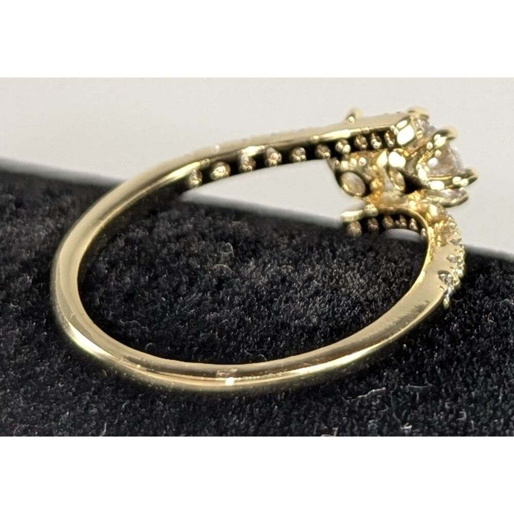 Clear Rhinestone Ring Size 9 - Picture 6 of 7